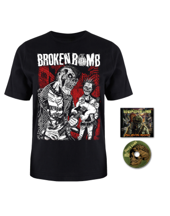 BROKEN BOMB - Pack Cd & Men's tshirt "Kick Them All"