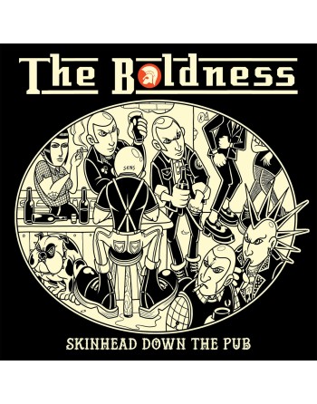 THE BOLDNESS "Skinhead Down The Pub" (Vinyle rouge)