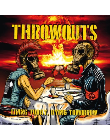 THROWOUTS "Living Today, Dying Tomorrow" ( red LP)
