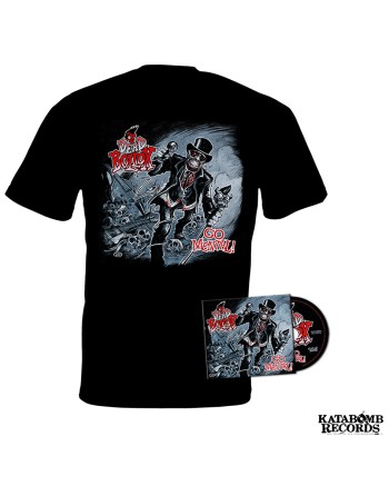 DEAD BOLLOX - "Go Mental" pack Cd & T-shirt homme
