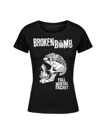 BROKEN BOMB "Full Mental Racket" - Tshirt femme