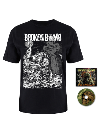 BROKEN BOMB - Pack Cd & Men's tshirt "Die for a Beer"