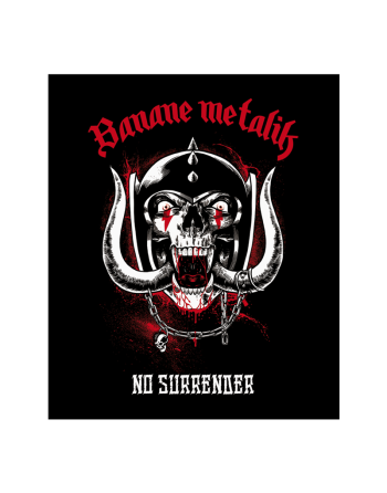BANANE METALIK - "No Surrender" patch grande taille