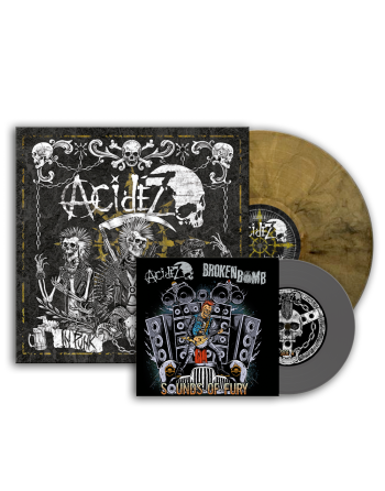 copy of Pack LP Full Mental Racket + EP ACIDEZ / BROKEN BOMB "Sounds of Fury"