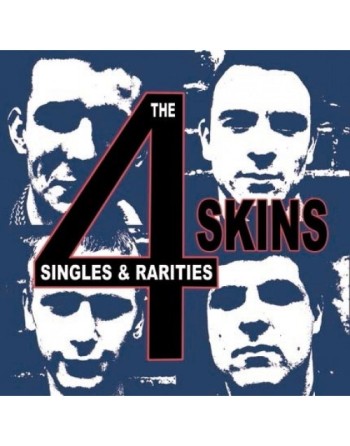 THE 4 SKINS "Singles & rarities" (Gatefold double Limited editionBlue LP)