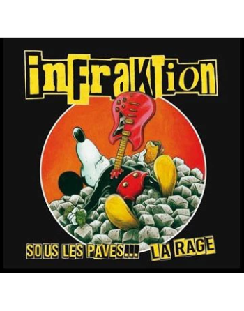 INFRAKTION "Sous les Pavés...la Rage" (Vinyle Gatefold jaune transparent)