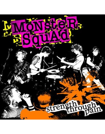 MONSTER SQUAD "Strength Through Pain" (half yellow/transparent LP+flexi 7"EP+booklet+poster)