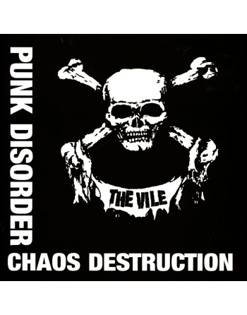 THE VILE Punk "Disorder Chaos Destruction" (coloured marble LP)