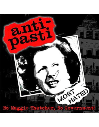 ANTI-PASTI "No Maggie Thatcher, No Government!" (Red/black Vinyl)