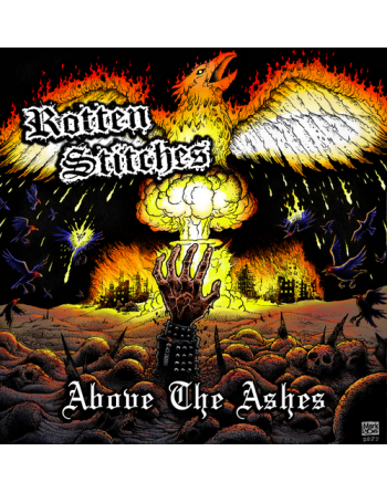 ROTTEN STITCHES "Above The Ashes" (Punk puke splatter LP)