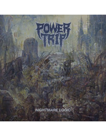 POWER TRIP "Nightmare Logic" (Vinyle splatter bleu et rouge)