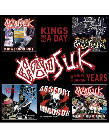 CHAOS UK "King For A Day - The Vinyl Japan Years" (Double album LPs))