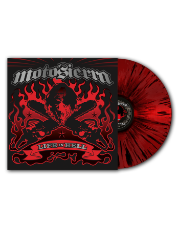 MOTOSIERRA “Life In Hell” ( Blood Splatter on Grey Chainsaw)