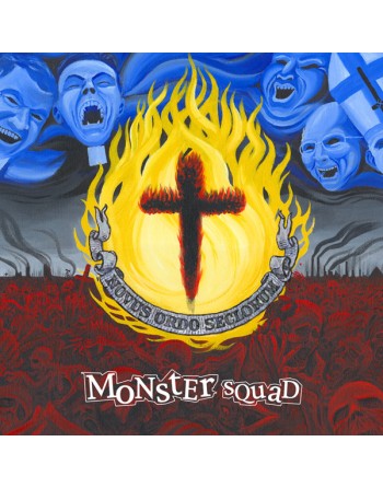 MONSTER SQUAD "Fire the Faith" (Vinyle splatter bleu et jaune)