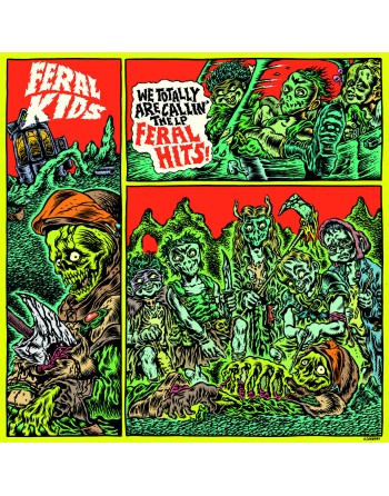 FERAL KIDS "Feral Hits !" (Vinyle jaune)