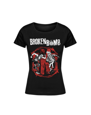BROKEN BOMB "Punk Girl & Guy" - Tshirt femme