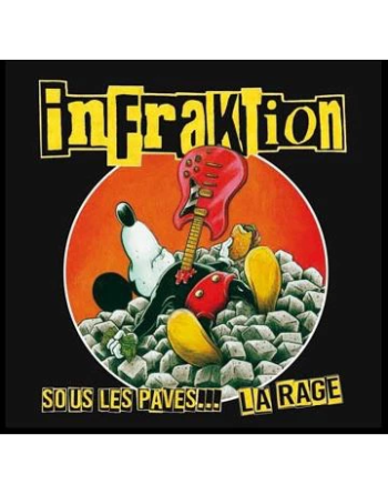 INFRAKTION "Sous les Pavés...la Rage" (Vinyle Gatefold rouge transparent)