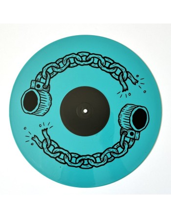BROKEN CUFFS "These Boots" (Vinyle turquoise)