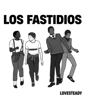 LOS FASTIDIOS "Lovesteady" (Vinyle blanc/cover dédicacée)