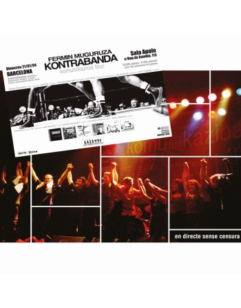 FERMIN MUGURUZA KONTRABANDA "Komunikazioa Tour" (Double Vinyle)