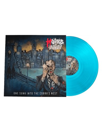 HOOKS & BONES "One Sunk Into the Cobra's Nest" (Vinyle hooks bleu)