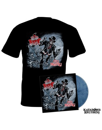 DEAD BOLLOX - "Go Mental" pack Vinyle & T-shirt homme